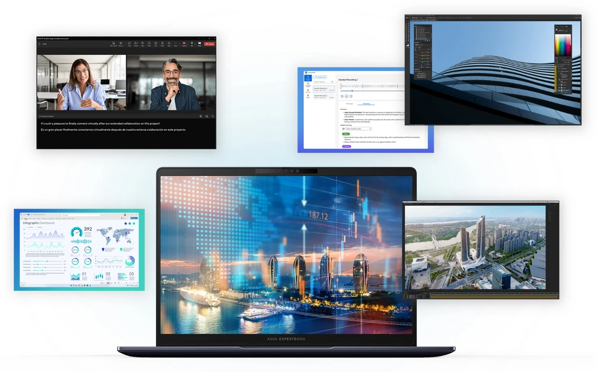 notebook ASUS ExpertBook B5 B5405 multitasking