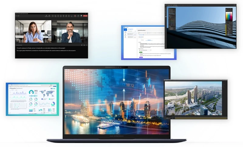 notebook ASUS ExpertBook B5 B5605 multitasking