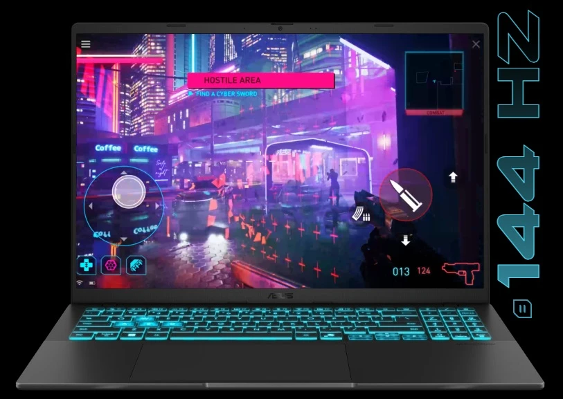 ASUS Vivobook V16 V3607 obnovovací frekvence
