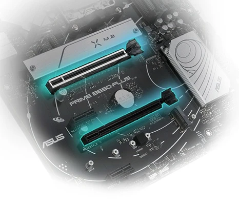 základní deska ASUS PRIME B650-PLUS-CSM detail sloty