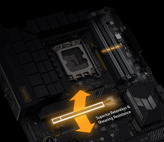 ASUS TUF GAMING H770-PRO WIFI slot SafeSlot Core+