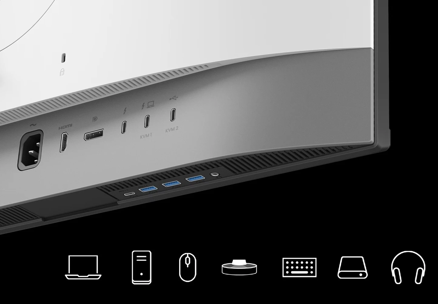 monitor BenQ PD3226G konektivita