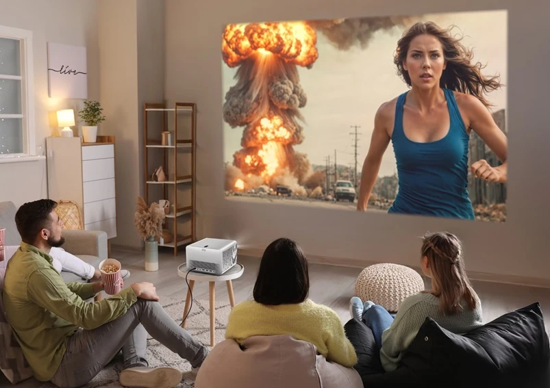 projektor BenQ TK705i filmový večer