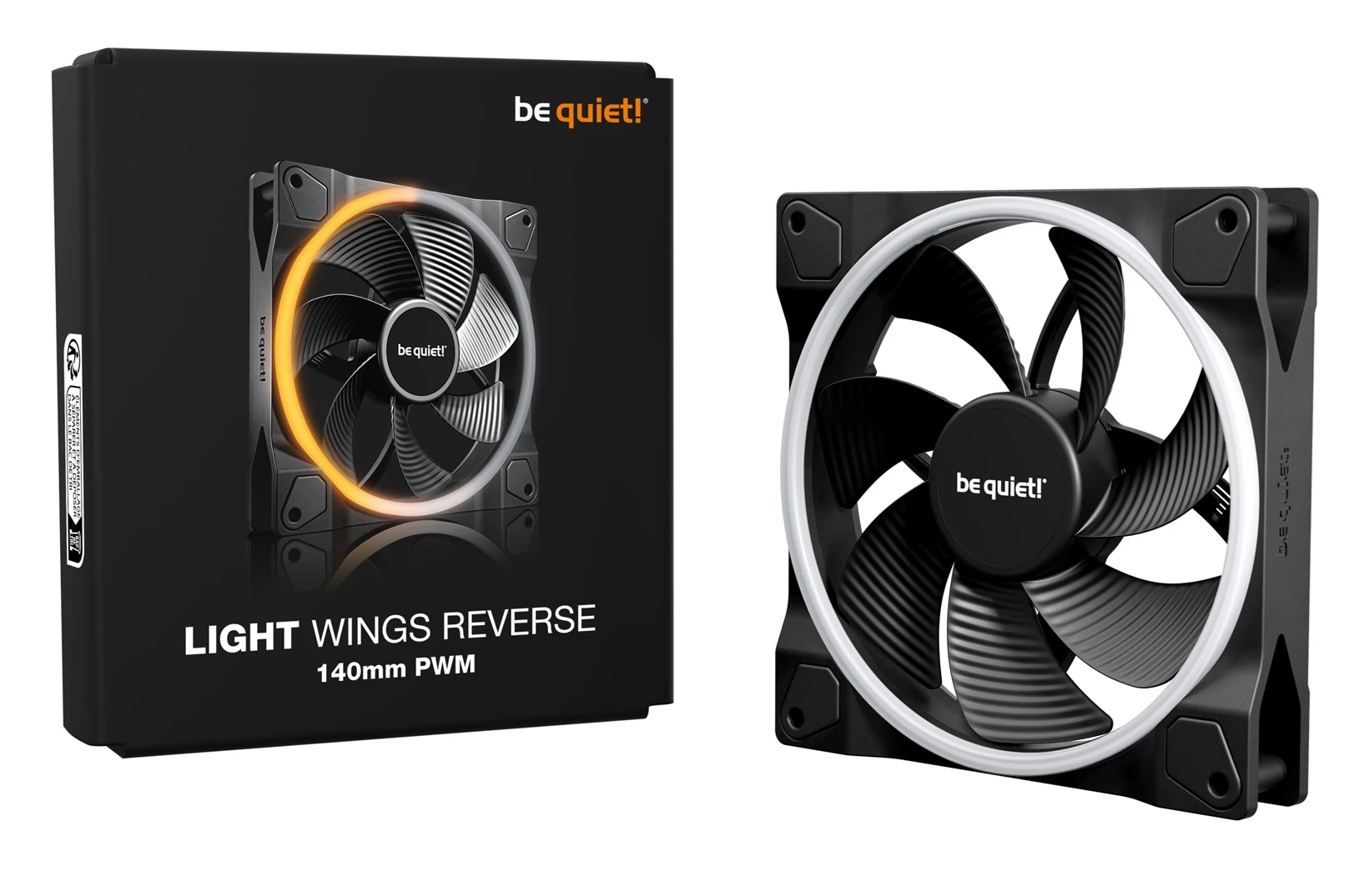 ventilátor Be quiet! Light Wings LX PWM Reverse 140 mm