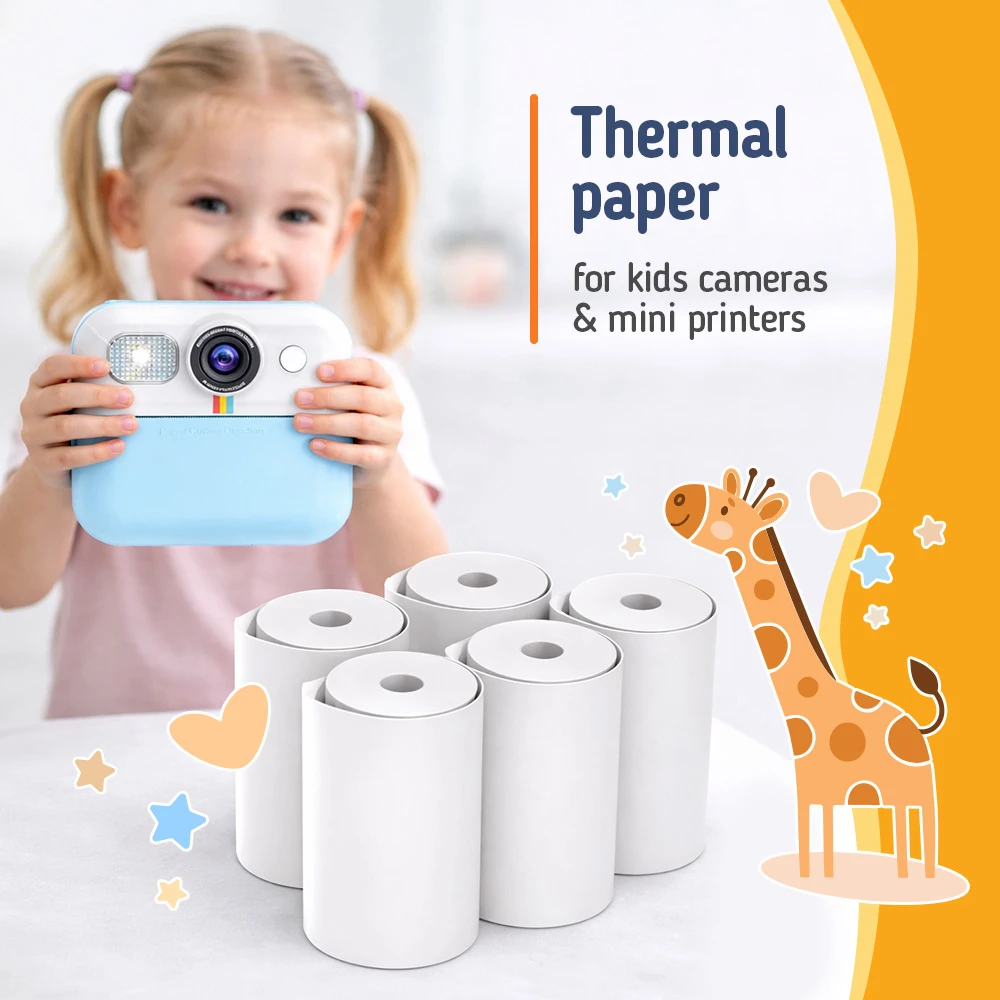 ColorWay termální papír pro dětské fotoaparáty 55×25mm 5ks