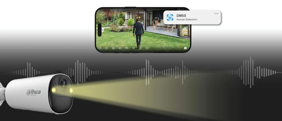 kamera DAHUA IP kamera KIT/BF4CP-4G mobilní aplikace