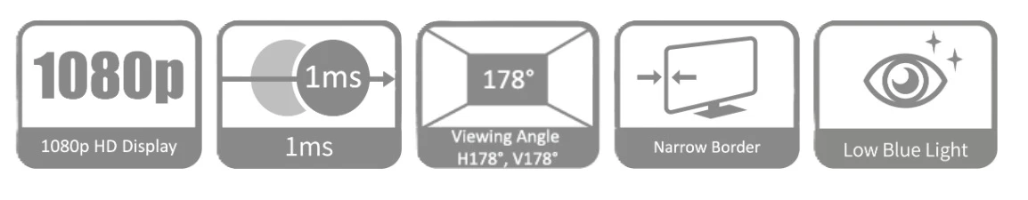 monitor Dahua LM25-B221B přehled základních parametrů