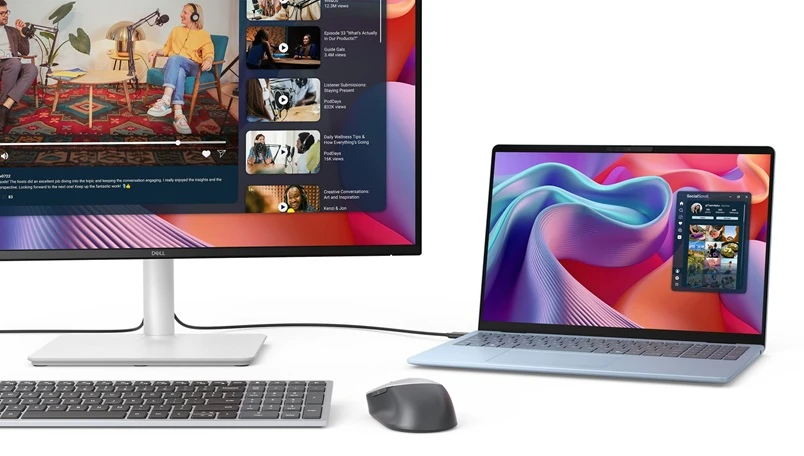 Dell 27 Plus S2725DC připojení USB-C