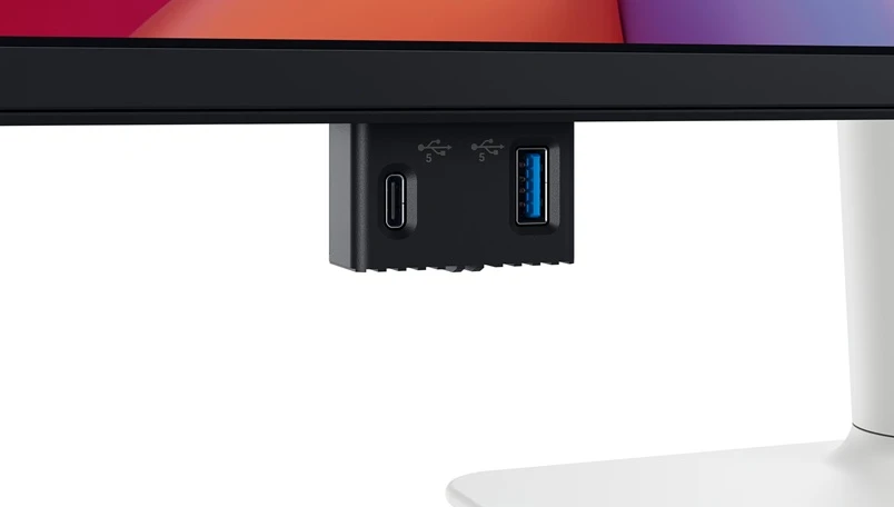 Dell 27 Plus S2725DC výsuvné konektory