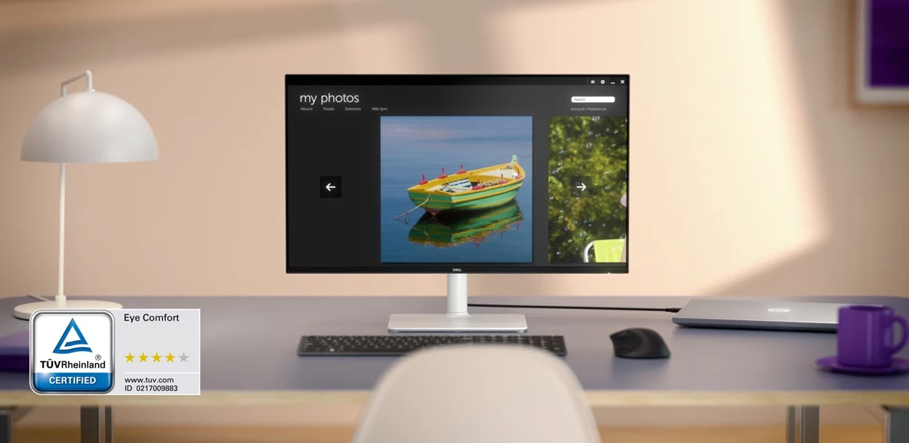 monitor Dell 27 Plus S2725DSM certifika TÜV 4 hvězdy