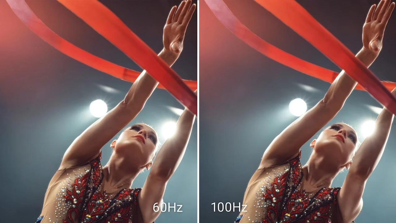 obnovovací frekvence 100 Hz