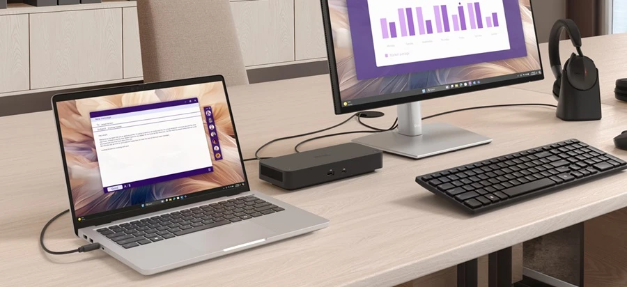 Dell Pro 14 Plus PB14250 s dalšími periferiemi