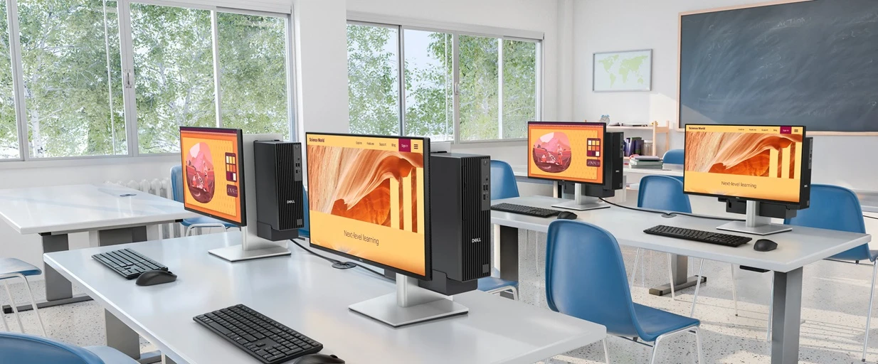 PC Dell Pro Slim QCS1255 školní prostředí