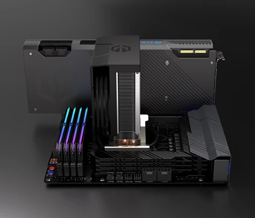 chladič Endorfy Spartan 5 MAX připojený