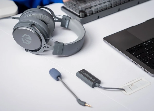 headset Endorfy VIRO Plus USB Alt Grey s odnímatelným mikrofonem