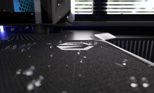 Endorfy Stoneflow Black XL detail odolnost proti vhlkosti