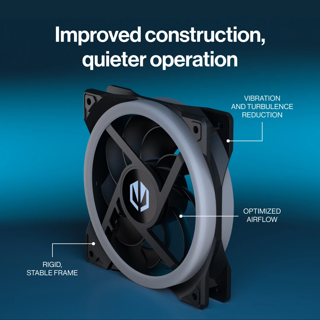 Vylepšená konstrukce, tišší chod