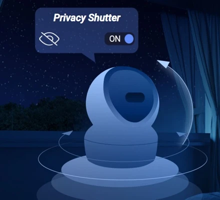 IP kamera EZVIZ H6c G1 4K krytka pro soukromí