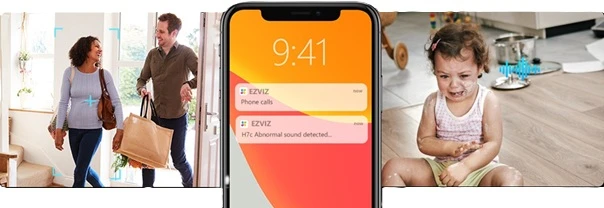 EZVIZ H7c Dual notifikace