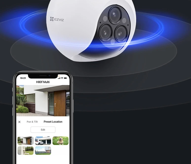 EZVIZ H80f Multi 2K+mobilní aplikace