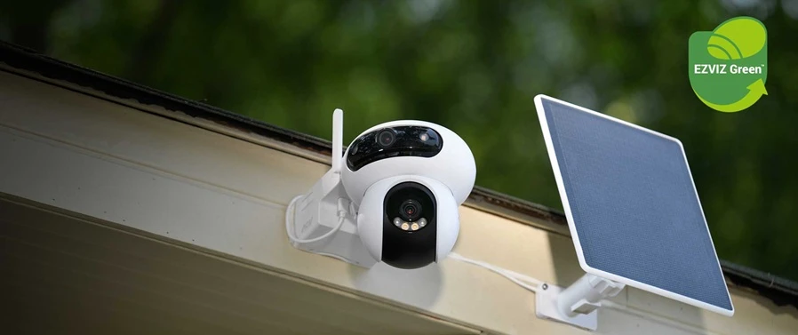 IP kamera EZVIZ HB90x Dual 4G se solárním panelem