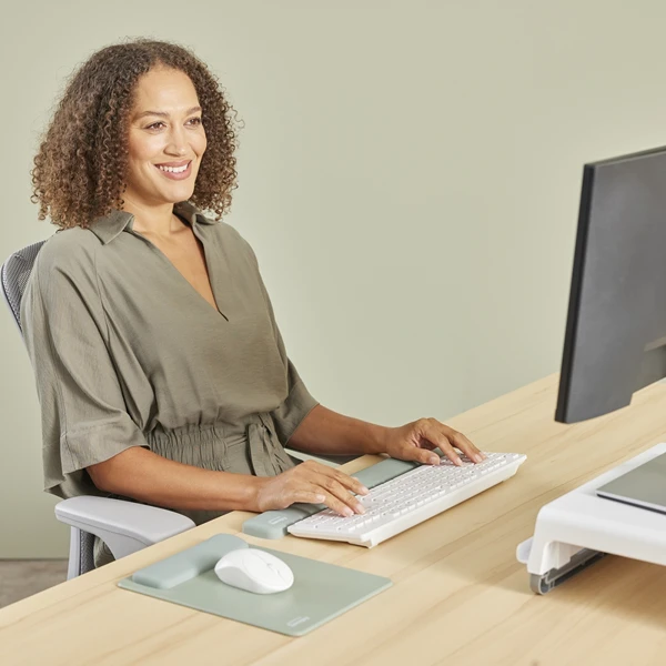 Fellowes BREYTA XL podložka pod myš a zápěstí zelená