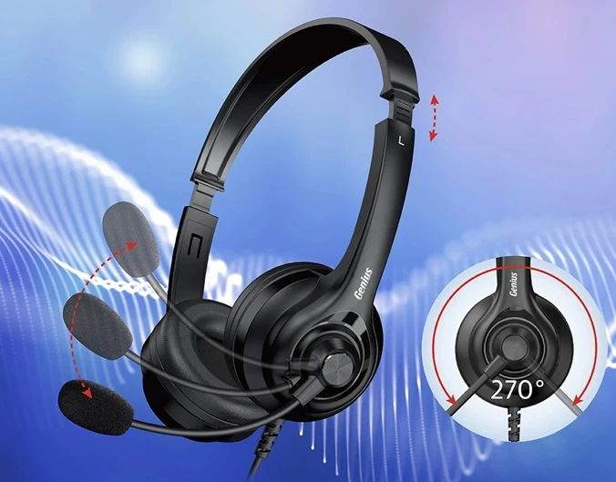 Genius HS-235U AI nastavitelný mikrofon