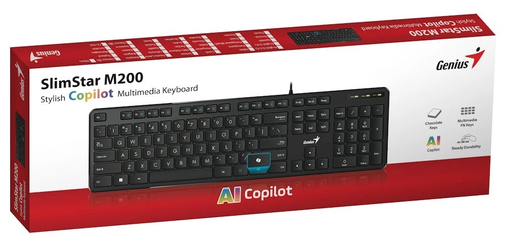 klávesnice Genius Slimstar M200 Copilot