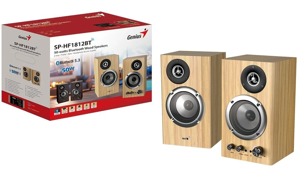 reproduktory Genius SP-HF1812 Pine Wood