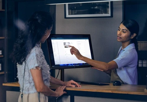 AiO počítač HP ProStudio 4 G1 v pracovním prostředí