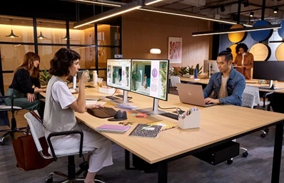 monitor HP 727pu 27" lifestyle