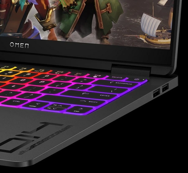 notebook HP OMEN Transcend 14 detail
