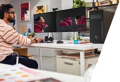 počítač HP Z2 Tower G1 při práci