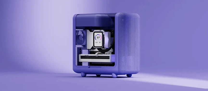 PC skříň HYTE X50 Taro Milk