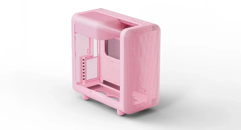 PC skříň HYTE X50 Strawberry Milk