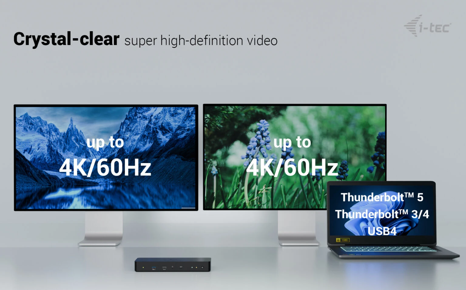 I-TEC Thunderbolt 4 Intelligent Dual Display