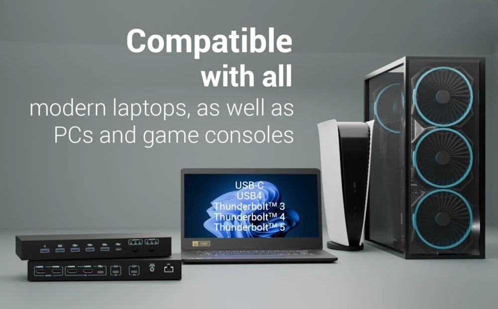 i-tec dokovací stanice USB-C KVM Docking station