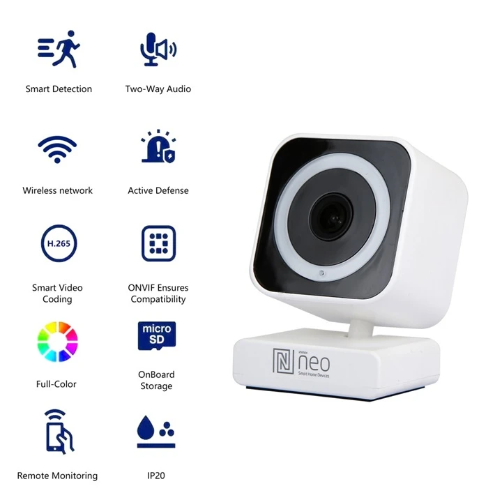 kamera IMMAX NEO LITE SMART Security LITTLE CUBE 07796L přehled hlavních funkcí