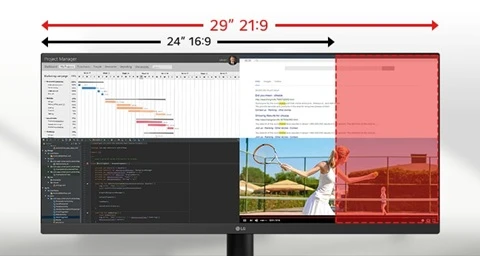 monitor LG UltraWide 29U511A-B ultraširoký displej