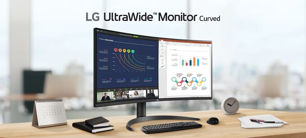 monitor LG UltraWide 34WR55QK-B