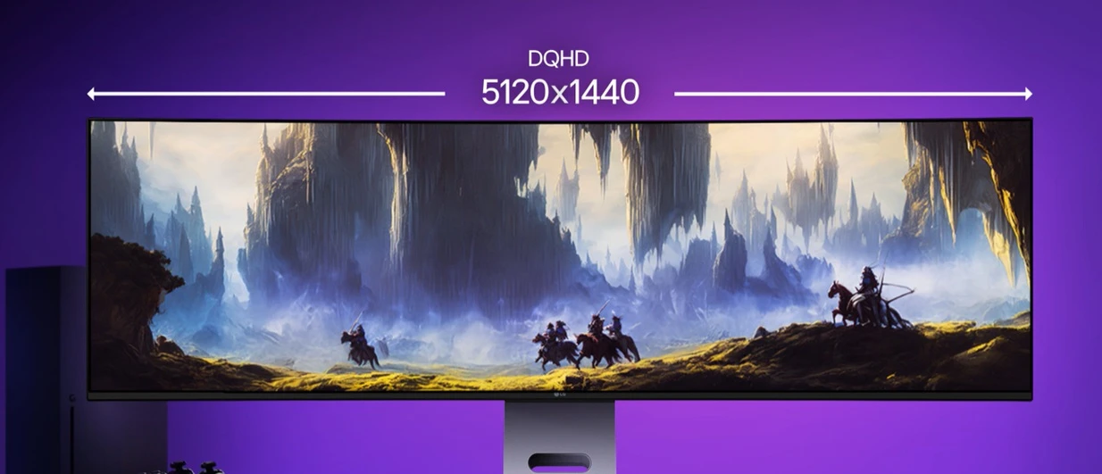 LG UltraWide 49U950A-W Dual QHD rozlišení