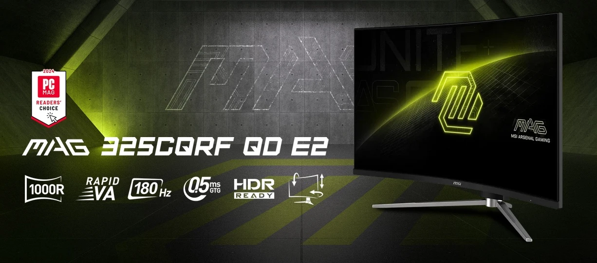 herní monitor MSI MAG 325CQRF QD E2