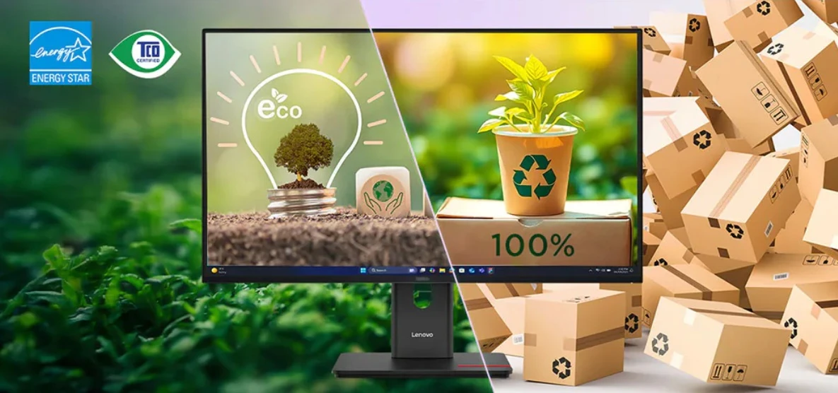 monitor Lenovo ThinkVision T32UD-40 ekologická certifikace