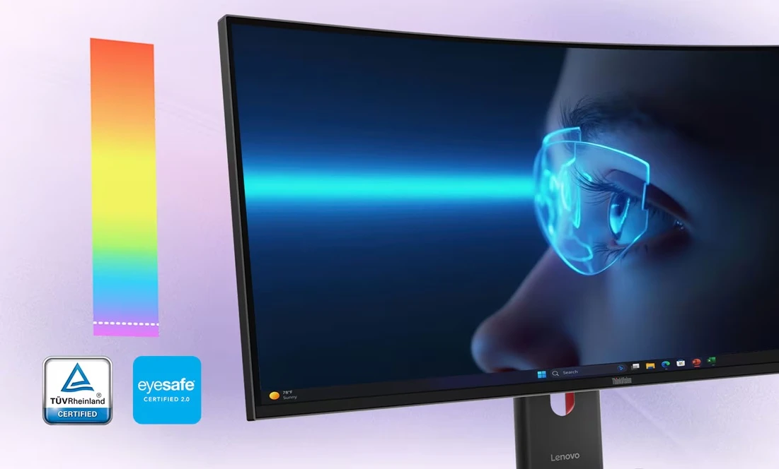 Lenovo ThinkVision T34WD-40 ochrana očí