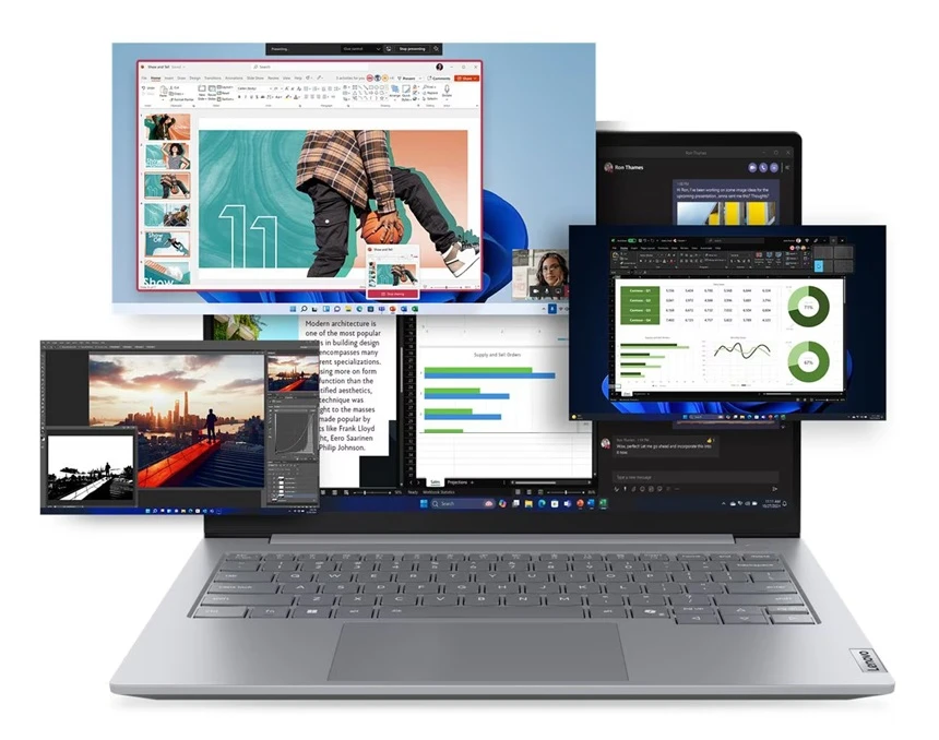 notebook Lenovo ThinkBook 14 G8 multitasking