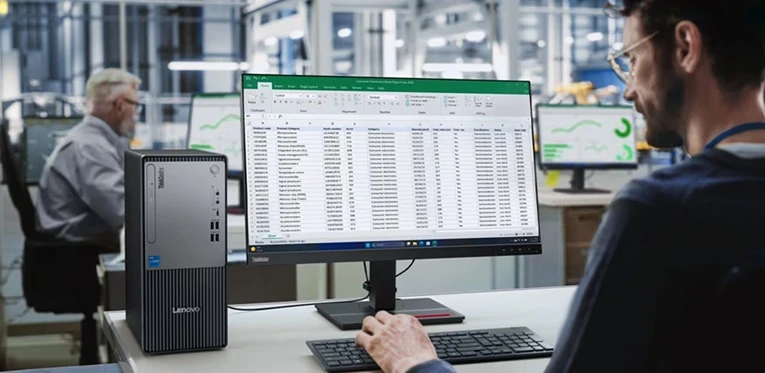 PC Lenovo ThinkCentre Neo 50t Gen5 TWR úprava tabulek