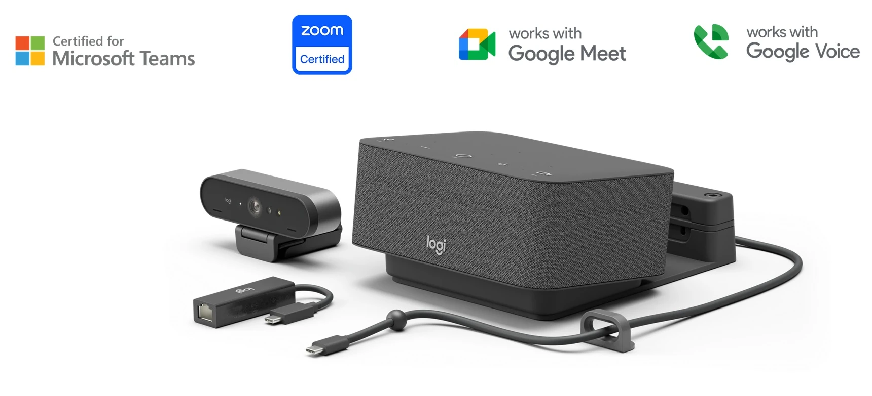 Logitech Logi Dock Focus Room Kit komunikační systémy