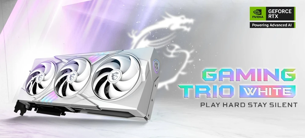 grafická karta MSI GeForce RTX 5070 Ti 16G GAMING TRIO OC WHITE