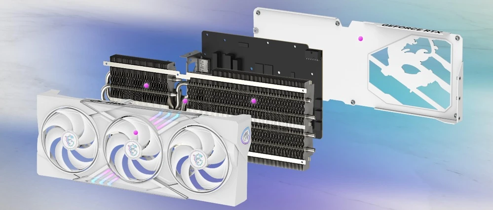grafická karta MSI GeForce RTX 5070 Ti 16G GAMING TRIO OC WHITE