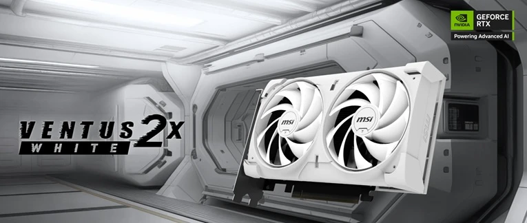 grafická karta MSI GeForce RTX 5060 8G VENTUS 2X OC WHITE